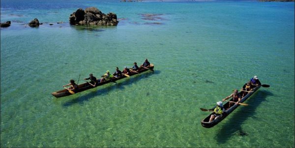 Baptême en pirogue
